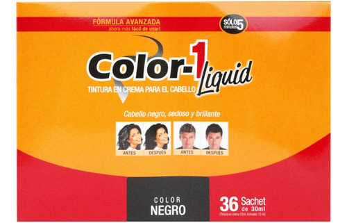  Tintura Liquida Color-1 Negro Caja X 36 - mL
