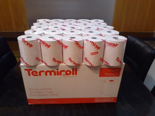 Rollos Termicos 80x65 Mm Para Impresoras O Máquinas Fiscal