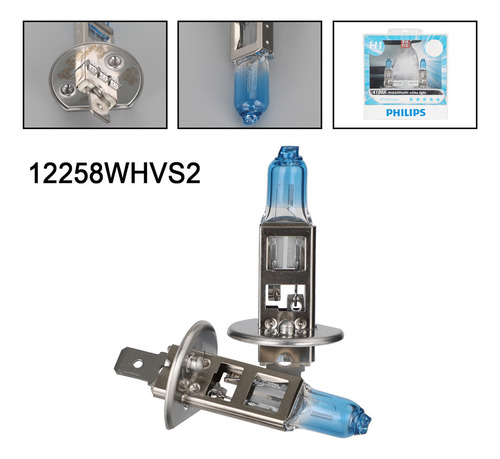 Para Philips Whitevision Faro H1 12v55w 4100k +40%