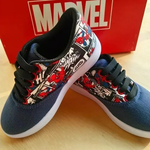 Imagem 8 de 10 de Kit 2 Pares De Tenis Infantil Licenciado Marvel Dray