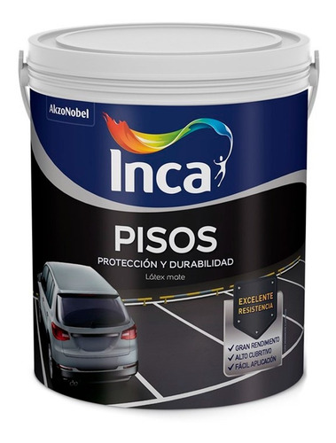 Inca Pintura Para Pisos 1lt Ceniza