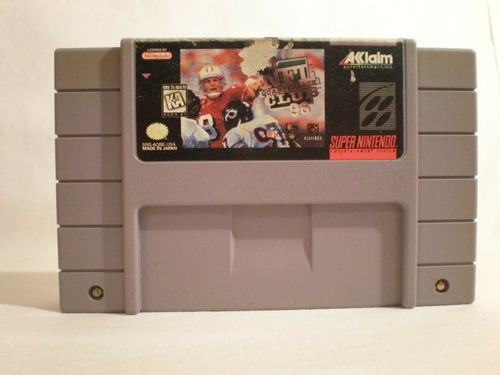 Imagen 1 de 2 de Nfl Quarterback Club 96 - Super Nintendo Original