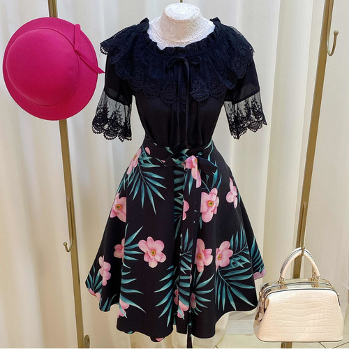 Imagem 8 de 8 de Blusa Ciganinha Ombro A Ombro Preta