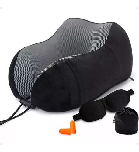 Set Almohada De Viaje + Cubre Ojos + Tapones Oídos - Kubo