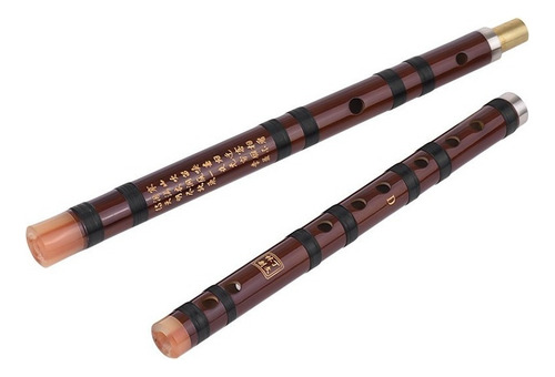 D Clave Chino Tradicional Instrumento Dizi BambĂș Amargo
