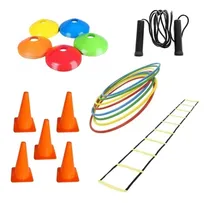 Comprar Kit Entrenamiento Coordinacion X2 U Valla Escalera Cono Aro