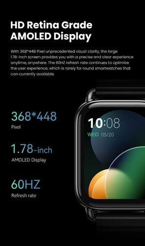 Imagem 9 de 10 de Haylou Rs4 Plus Smartwatch Amoled Hd - Silver