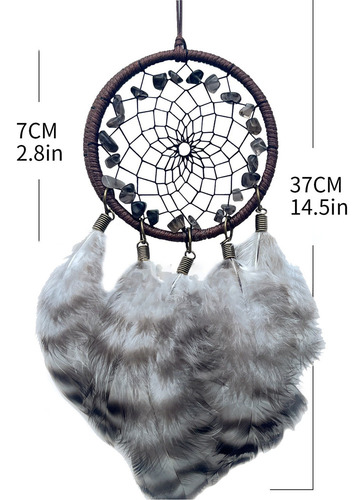 Espejo Retrovisor Colgante O Crystal Stone Para Decoración D