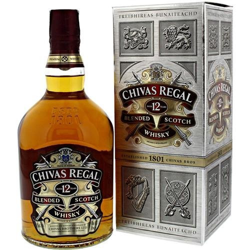 Whisky Chivas Regal 12 Años (litro) 100 % Original