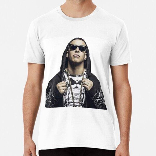 Remera Daddy Yankee Pose Art 002 Algodon Premium