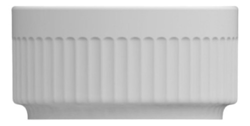 Forma Escondidinho Refrataria Ramekim 50 Ml Porcelana Germer Branco