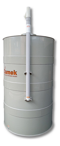 Cisterna Vertical 4000 Litros Externa Com Filtro Cor Cinza