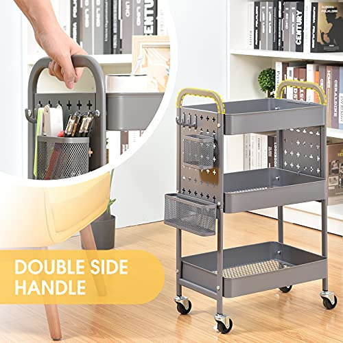 Carrito De Almacenamiento De 3 Niveles Toolf, Carrito Rodant