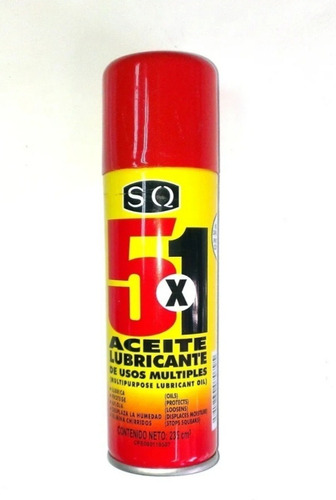 Spray Sq 5x1 Aceite Lubricante 354cm Precio X 02 Und