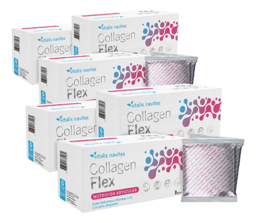 Vitalis Collagen Flex Con Peptan Plan 180 Días Naranja