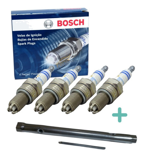 Velas Ignição Bosch Sp05 F000 Ke0p05 Wr7lt+ C/chave