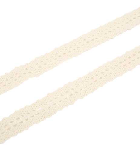 Cinta De Encaje Blanco, 20 Metros De Largo, 2,3 Cm De Ancho,