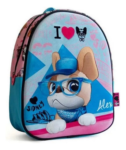 Mochila Jardin Trendy Dogs 3d Louis-alex 11 P Ploppy 695392