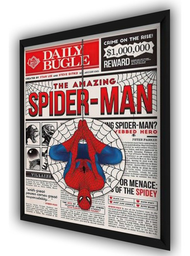 Quadro Decorativo Homem Aranha 110x80cm Grande Sala Quarto