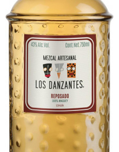 Paquete De 3 Mezcal Los Danzantes Espadín Reposado 750 Ml