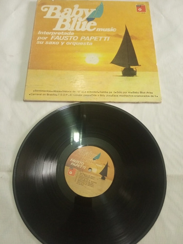 Disco De Acetato, Fausto Papetti Su Saxo Y Orquesta