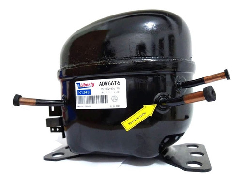 Imagen 2 de 4 de Compresor De Nevera 1/4hp R134 110v Landfoss Kit Completo
