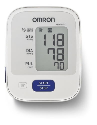 Monitor De Presión Arterial Auto Omron Control+ Hem-7122