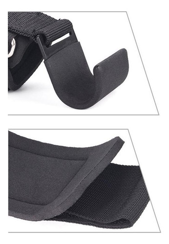 1 Suporte Para Barra De Mão Com Gancho Para Cinta De