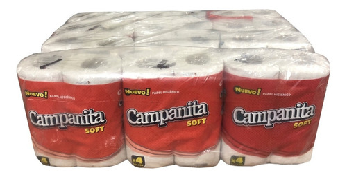 Papel Higienico Campanita Soft Bolson 48 Rollos 30 Mts