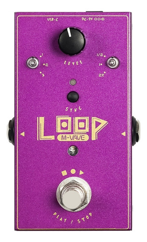 M-vave Loop Ii Pro Looper 11 Min/3 Pistas, Modos 3 Velocidad