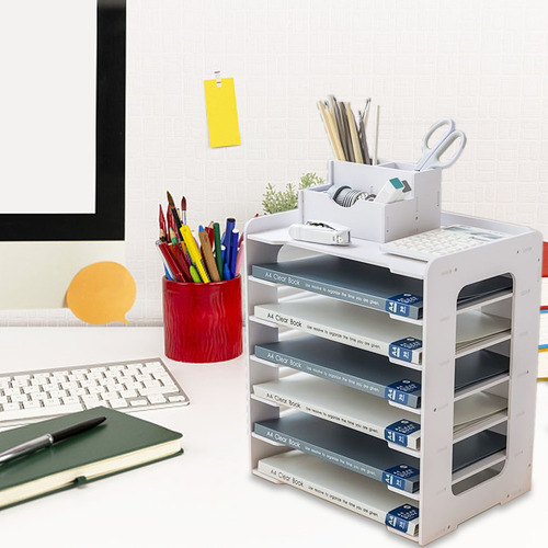 7 Levels Plastic Organizer For Archivero