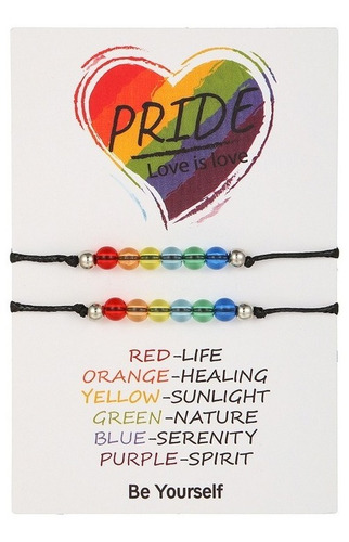 Pulseras  Pride Orgullo Pareja Amistad