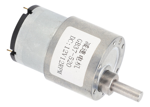 Motor De Corriente Continua, 12 V, 12 Rpm, Eje Reductor, Mot