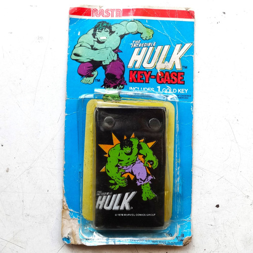 The Incredible Hulk Keycase Llavero 1978 Original Importado