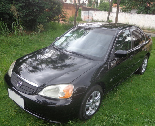 Civic 2002 Ex 1.7 Automático Ar Dir Couro Air Bag Raridade
