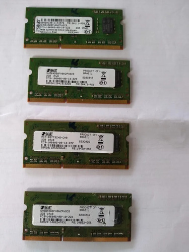 Imagem 1 de 1 de Memória Notebook 2 Gb Ddr3 Pcl Diversas Marcas