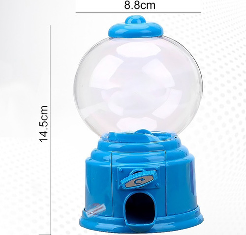 Imagen 2 de 7 de Maquina Dispensadora Dulces Mini Chiclera Niño Alcancia Wj-1