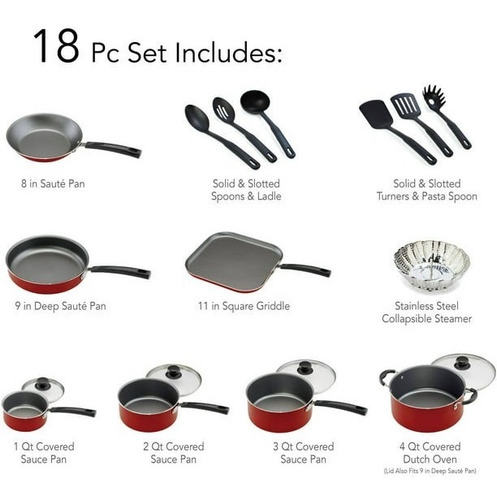 Batería Para Cocina 18 Piezas 80119/567 Primaware Tramontina