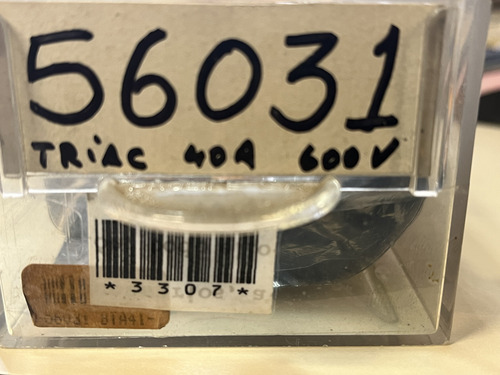 Triac Bta41600b Bta41600 Stmicroelectronic 40a 600v Nte56031