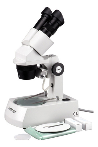 Amscope Microscopio Estéreo Binocular Se305-a, Oculares Wf.