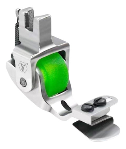 Pie De Prensador De Enrollado, Rueda De Goma Verde