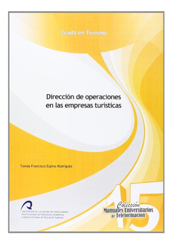 Libro Direecion De Operaciones En Las Empresas Tur  De