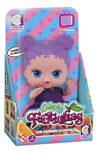 Coleção Bonecas Frutinhas Com Cheirinho De Frutas