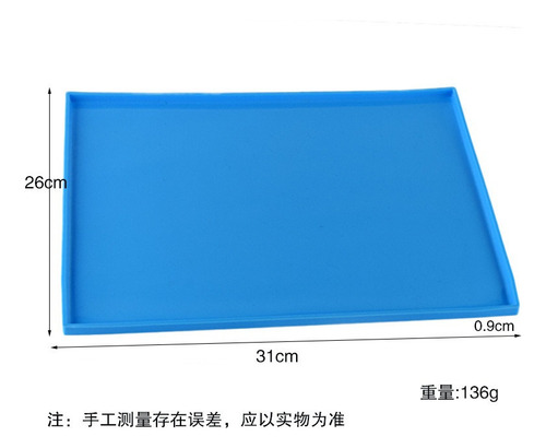 Em Bandeja De Silicone De 2 Peças Para Tortas, Potes,