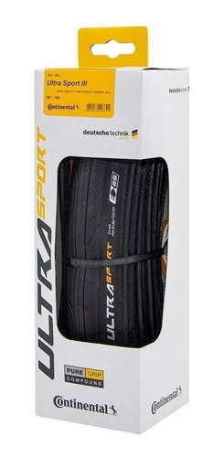 Pneu Continental Ultra Sport 3 700x28c 3x180 Tpi Preto