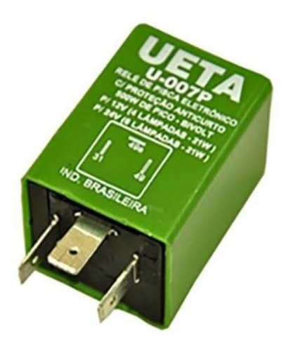 Relé De Pisca Eletrônico Com Proteção Anti-curto Bivolt 500w