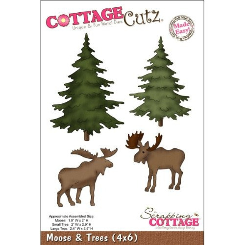 Cottagecutz 4x6037 Muere Con Espuma 4 Por 6 Pulgadas Alces Y