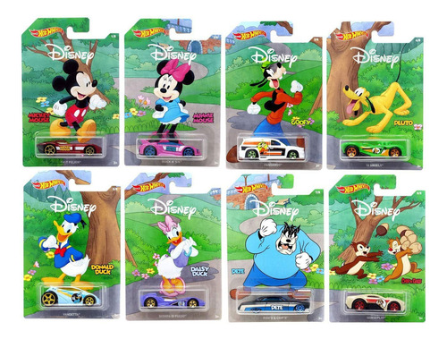 Hot Wheels 2019 Disney 90 Aniversario Exclusivo 8 Autos Set