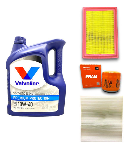 Kit 3 Filtros + Aceite Valvoline Chevrolet Prisma Joy Cobalt