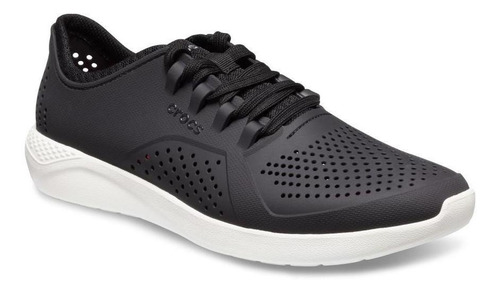 Imagem 2 de 7 de Crocs Literide Pacer Preto/branco